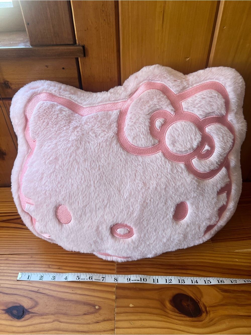 Hello Kitty Soft Pink Plush Pillow